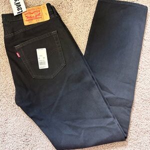 Levi's 501 Men's Black Straight Jeans 32x34